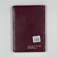 Load image into Gallery viewer, Telugu Holy Bible – OV 57 Large Print with Thumb Index | Black Leather Look Yapp Cover | KBS Edition
