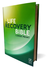 Load image into Gallery viewer, NLT Life Recovery Bible, Large Print, Paperback Paperback – Large Print,

