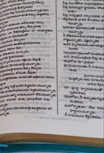Load image into Gallery viewer, Telugu Holy Bible, korean print Regular Size Green Leather Like Indexed.
