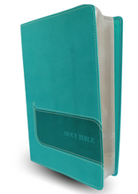 Load image into Gallery viewer, New International Version (NIV), Understand the Faith Study Bible, Leathersoft, Teal: Grounding Your Beliefs in the Truth of Scripture Imitation Leather
