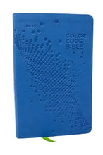 Load image into Gallery viewer, Holy Bible: New King James Version,  Color Code Bible for Kids; Has Maps and a Ribbon Marker Imitation Leather
