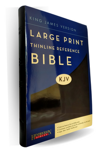 KJV Thinline Reference Bible Flexisoft (Red Letter, Imitation Leather, Black)