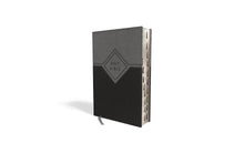 Load image into Gallery viewer, Niv, Premium Gift Bible, Leathersoft, Black/Gray, Red Letter Edition, Indexed, Comfort Print
