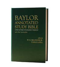 Load image into Gallery viewer, Baylor Annotated Study Bible: New Revised Standard Version, Annotated Study, With the Apocrypha Hardcover
