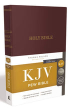 Load image into Gallery viewer, KJV, Pew Bible, Hardcover, Burgundy, Red Letter, Comfort Print: Holy Bible, King James Version Hardcover
