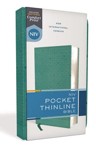 Niv, Pocket Thinline Bible, Leathersoft, Teal, Red Letter, Comfort Print Imitation Leather – Import,