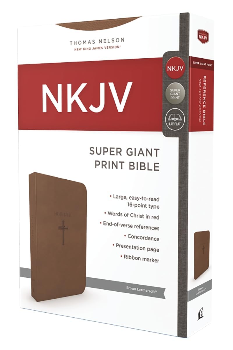 NKJV Super Giant Print Bible – Paperback | Extra-Large Easy-Read