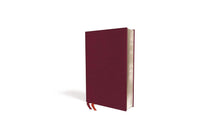 Load image into Gallery viewer, NASB, Thinline Bible, Bonded Leather, Burgundy, Red Letter, 1995 Text, Comfort Print Bonded Leather
