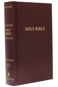 KJV, Pew Bible, Hardcover, Burgundy, Red Letter, Comfort Print: Holy Bible, King James Version Hardcover
