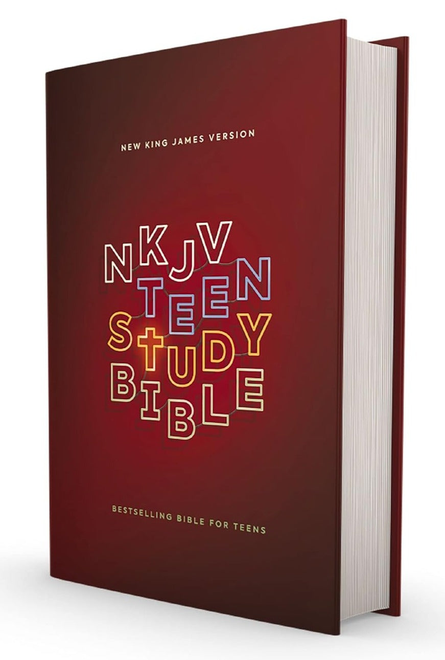 NKJV, Teen Study Bible, Hardcover, Comfort Print: NKJV, Teen Study Bible, Comfort Print Hardcover – Import,
