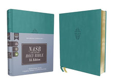 Load image into Gallery viewer, Clearance sale 2026, NASB, Holy Bible, XL Edition, Leathersoft, Teal, 1995 Text, Comfort Print: New American Standard Bible, Teal, Xl Edition, Leathersoft, 1995 Text, Comfort Print by Zondervan (Author)  Format: Imitation Leather
