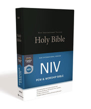Load image into Gallery viewer, NIV, Pew and Worship Bible, Hardcover, Black
