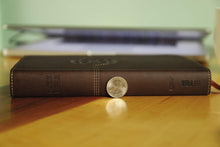 Load image into Gallery viewer, Holy Bible: New International Version, Brown, Leathersoft, Thinline Reference, Comfort Print Imitation Leather
