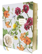 Load image into Gallery viewer, Holy Bible: New International Version, Artisan Collection Bible, Blue Floral, Leathersoft, Red Letter Edition, Comfort Print Imitation Leather – Import
