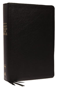NKJV, Spirit-Filled Life Bible, Third Edition, Genuine Leather, Black, Thumb Indexed, Red Letter, Comfort Print: Kingdom Equipping Through the Power of the Word Leather Bound – Import,
