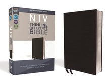 Load image into Gallery viewer, NIV, Thinline Reference Bible, Bonded Leather, Black, Red Letter Edition, Comfort Print: New International Version, Black, Bonded Leather, Thinline Reference, Comfort Print Bonded Leather
