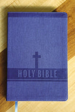 Load image into Gallery viewer, Clearance Sale 2026, NIV, Bible for Kids, Large Print, Leathersoft, Blue, Red Letter, Comfort Print: Thinline Edition (Easy-to-Read, Easy-to-Carry)
