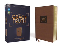 Load image into Gallery viewer, The Grace and Truth Study Bible: New International Version, Brown, Leathersoft, Simple/Indexed, Comfort Print Imitation Leather – Import
