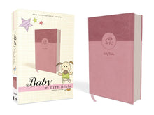 Load image into Gallery viewer, NIV, Baby Gift Bible, Holy Bible, Leathersoft, Blue, Red Letter, Comfort Print: Keepsake Edition Leather Bound
