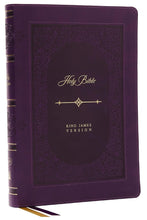 Load image into Gallery viewer, KJV Bible: King James Version, Purple, Leathersoft, Giant Print Thinline, Red Letter, Comfort Print (Vintage) Imitation Leather
