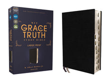 Load image into Gallery viewer, Clearance sale 2026, Niv, the Grace and Truth Study Bible, Large Print, European Bonded Leather, Black, Red Letter, Thumb Indexed, Comfort Print , Bonded Leather
