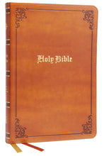 Load image into Gallery viewer, KJV, Thinline Bible, Large Print, Vintage Series, Leathersoft, Tan, Red Letter, Comfort Print: Holy Bible, King James Version Imitation Leather – Large Print
