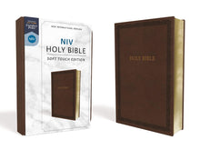 Load image into Gallery viewer, NIV, Holy Bible, Soft Touch Edition, Leathersoft, Black/Brown , Imitation Leather
