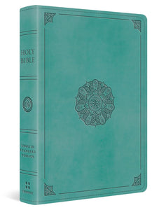 ESV Personal Reference Bible Imitation Leather  Trutone, Turquoise Emblen– Import