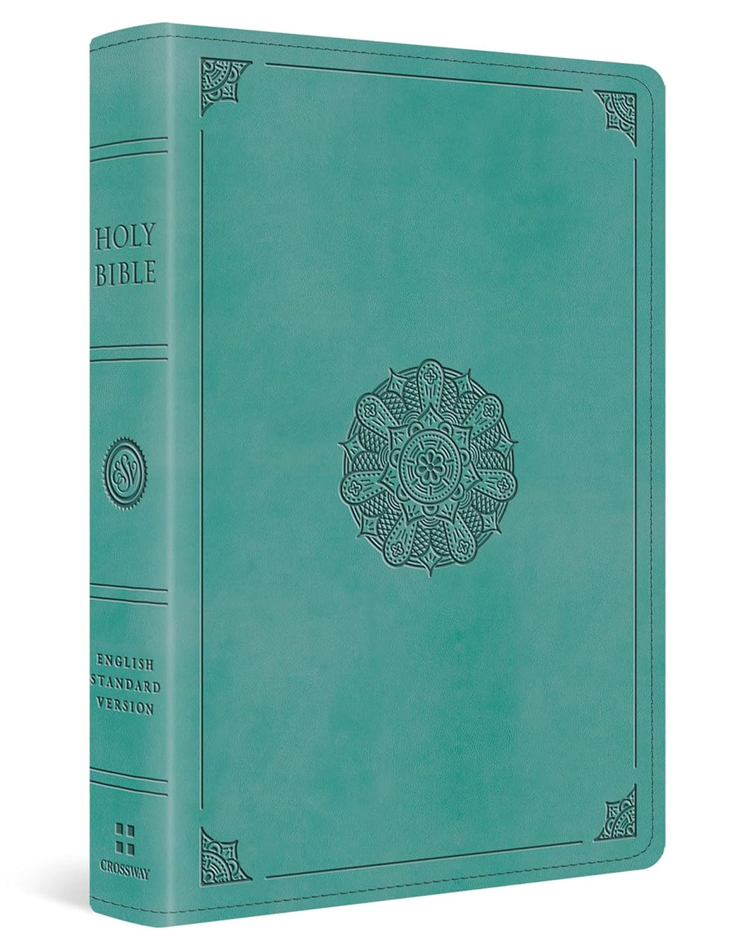 ESV Personal Reference Bible Imitation Leather  Trutone, Turquoise Emblen– Import