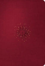 Load image into Gallery viewer, Clearance Sale 2026, NLT Large Print Thinline Reference Bible, Filament Enabled Edition (Red Letter, Leatherlike, Berry): New Living Translation, Aurora Cranberry Leatherlike, Filament Enabled, Thinline Reference
