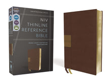 Load image into Gallery viewer, Niv, Thinline Reference Bible, Leathersoft, Brown, Red Letter, Comfort Print: New International Version, Brown, Leathersoft, Thinline Reference Bible, Red Letter, Comfort Print Imitation Leather – Import
