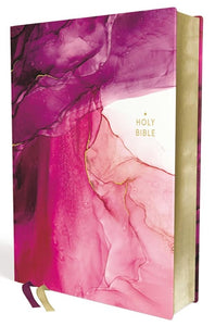 NIV, ARTISAN COLLECTION BIBLE, CLOTH OVER BOARD, PINK, ART GILDED EDGES, RED LETTER, COMFORT PRINT