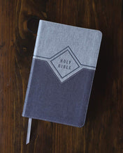 Load image into Gallery viewer, Niv, Premium Gift Bible, Leathersoft, Black/Gray, Red Letter Edition, Indexed, Comfort Print
