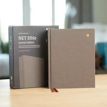 Load image into Gallery viewer, Clearance sale 2026, NET Bible, Journal Edition, Cloth over Board, Gray, Comfort Print Format: Hardcover
