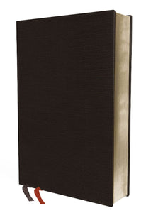 NIV Thinline Bible Black Bonded Leather – Large Print,