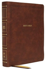 Load image into Gallery viewer, Clearance Sale 2026, NKJV, Reference Bible, Wide Margin Large Print, Leathersoft, Brown, Red Letter, Comfort Print by Thomas Nelson (Author)  Format: Imitation Leather
