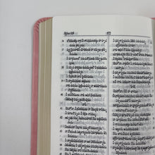 Load image into Gallery viewer, Telugu Trim-Line Bible – PU Pink Edition with Metal Buckle Flap (NAP)

