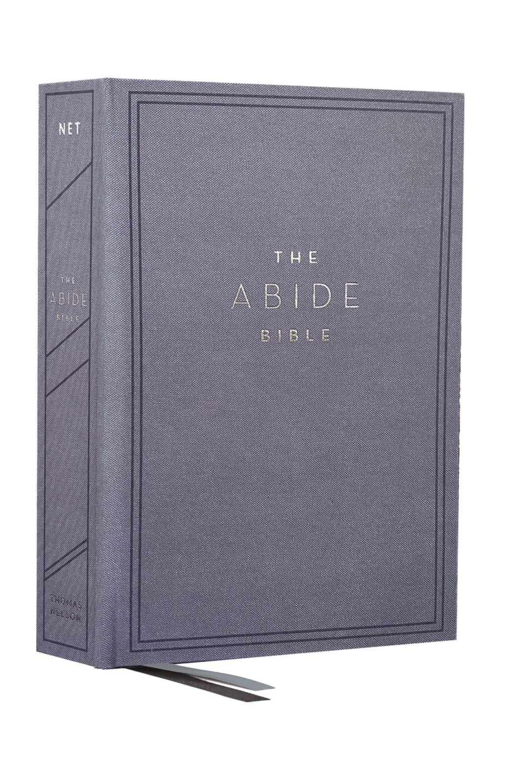 NET, Abide Bible, Cloth over Board, Blue, Comfort Print: Holy Bible Hardcover