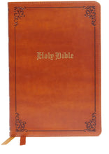Load image into Gallery viewer, KJV, Thinline Bible, Large Print, Vintage Series, Leathersoft, Tan, Red Letter, Comfort Print: Holy Bible, King James Version Imitation Leather – Large Print
