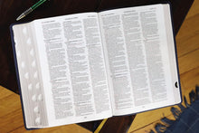 Load image into Gallery viewer, Niv, Thompson Chain-Reference Bible, Leathersoft, Navy, Thumb Indexed, Red Letter, Comfort Print: New International Version, Leathersoft, Navy, Thompson Chain-reference Bible Imitation Leather
