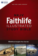 Load image into Gallery viewer, Clearance sale 2026, NIV Faithlife Illustrated Study Bible: New King James Version, Biblical Insights You Can See: Red Letter Edition by Zondervan Publishing House (Author)  Format: Hardcover
