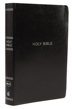 Load image into Gallery viewer, NKJV Holy Bible, Giant Print Center-Column Reference Bible, Black Leather-look, Thumb Indexed, 72,000+ Cross References, Red Letter, Comfort Print: New King James Version Imitation Leather – Large Print
