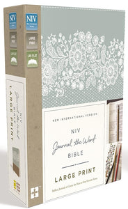 Holy Bible: New International Version, Journal The Word Bible, Imitation Leather, Red Letter Edition, Comfort Print; Reflect, Take Notes,