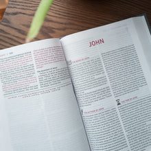 Load image into Gallery viewer, The Niv, Open Bible, Hardcover, Gray, Red Letter Edition, Comfort Print Hardcover
