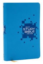 Load image into Gallery viewer, Study Bible For Kids: New King James Version, Study For Kids, Blue, Leathersoft, Full Color Interior Imitation Leather
