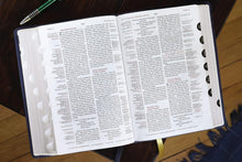 Load image into Gallery viewer, Niv, Thompson Chain-Reference Bible, Leathersoft, Navy, Thumb Indexed, Red Letter, Comfort Print: New International Version, Leathersoft, Navy, Thompson Chain-reference Bible Imitation Leather
