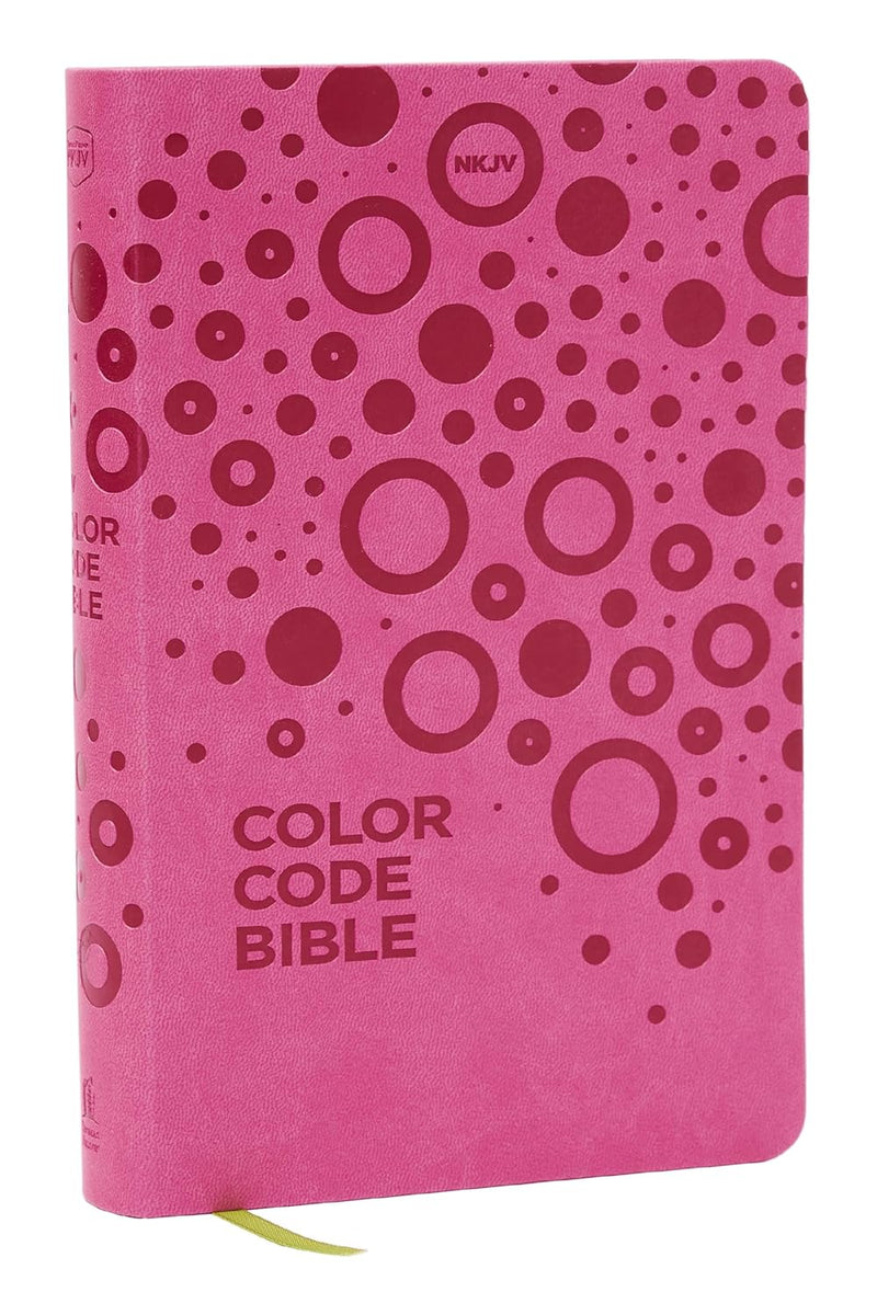 Holy Like Color Code Holy Bible: New King James Version, Pink Color Code Bible for Kids; Ha ...