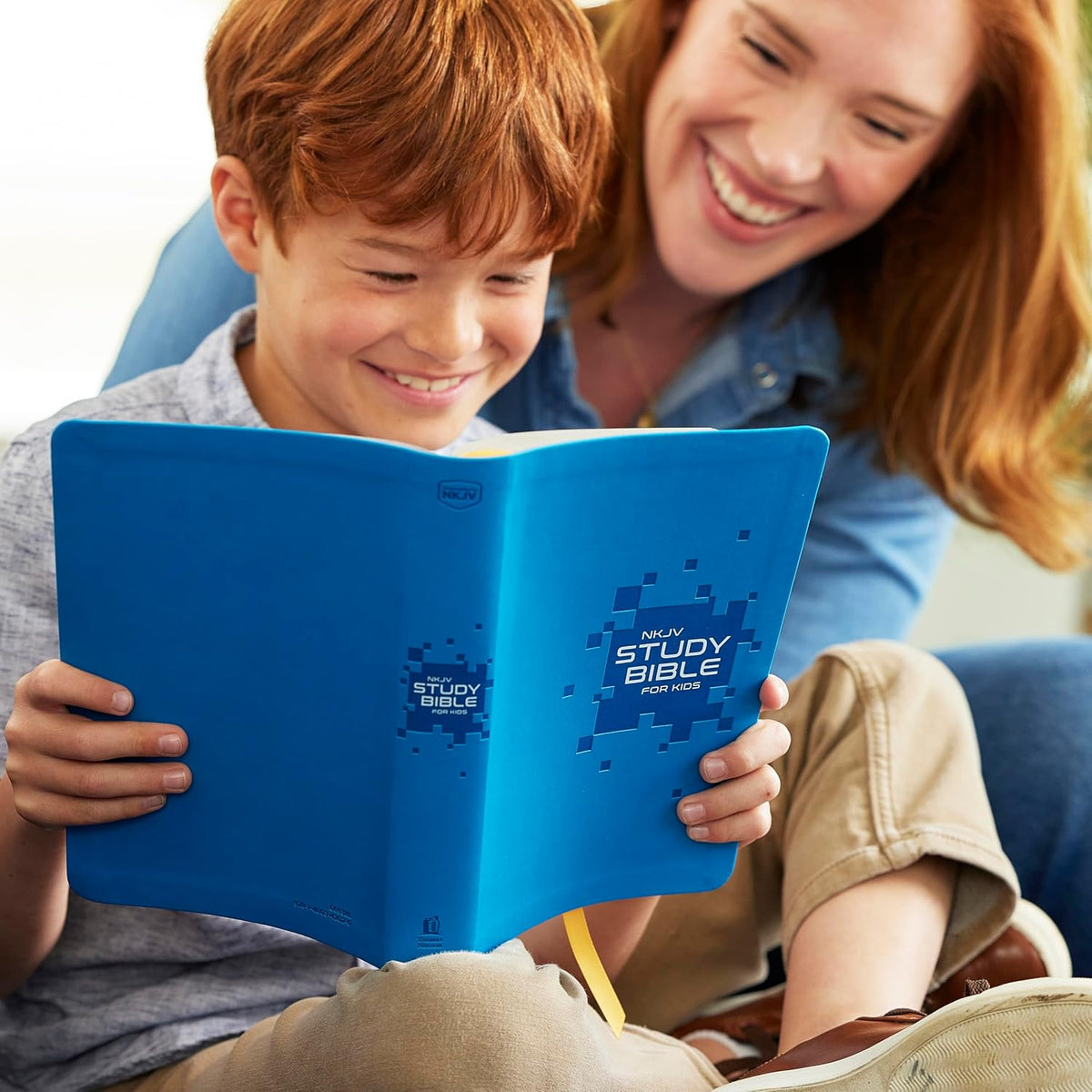 Study Bible For Kids: New King James Version, Study For Kids, Blue, Le ...