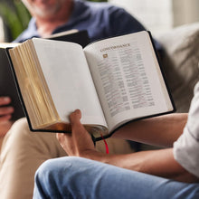 Load image into Gallery viewer, NKJV, Wide-Margin Reference Bible, Sovereign Collection, Leathersoft, Black, Red Letter, Comfort Print: Holy Bible, New King James Version Imitation Leather
