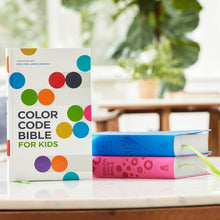 Load image into Gallery viewer, Holy Bible: New King James Version,  Color Code Bible for Kids; Has Maps and a Ribbon Marker Imitation Leather
